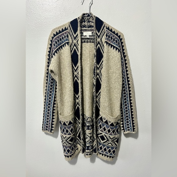 Lucky Brand Aztec Triabl Knit Cardigan Sweater - XS - Picture 3 of 10
